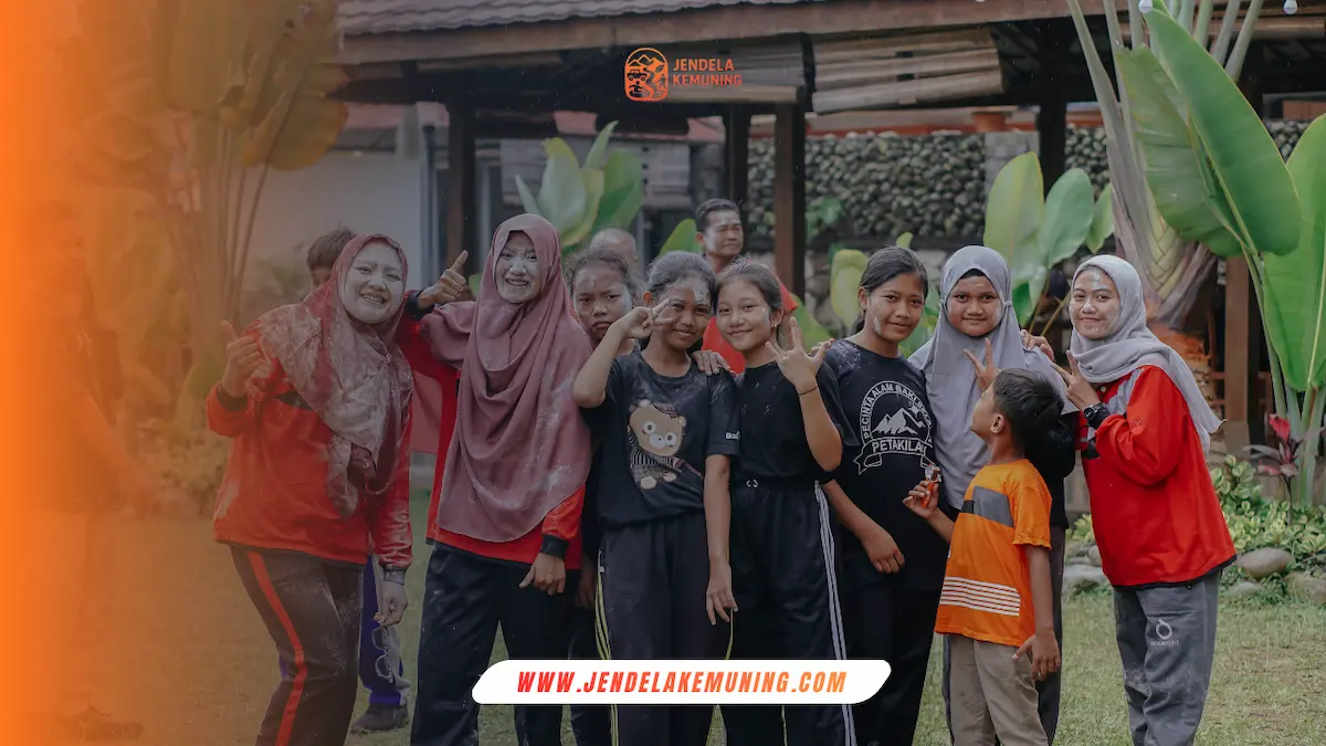keseruan game team building outbound kemuning